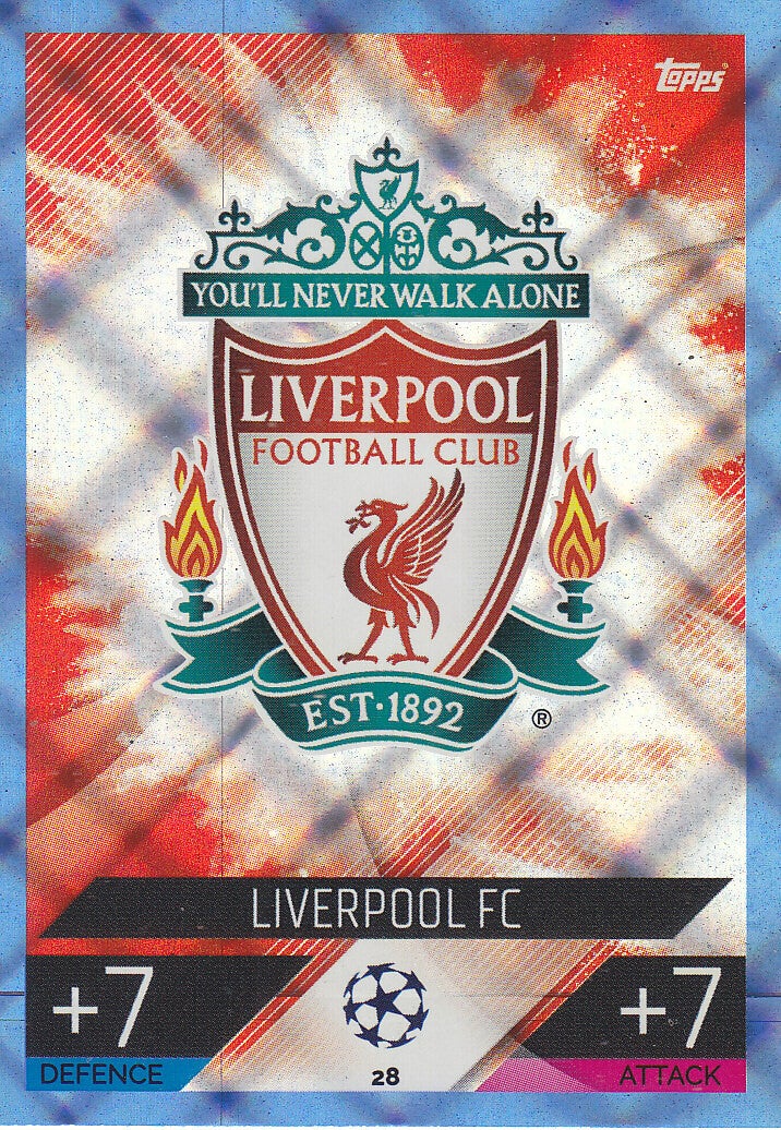 FC Liverpool / Topps Champions League 2022 / Vereinslogo / Nr. 28