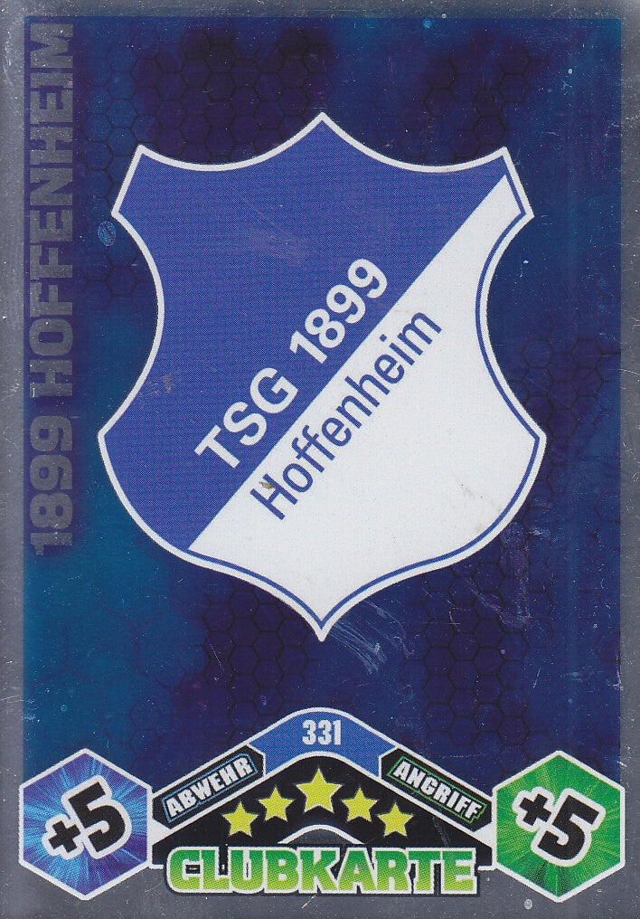 TSG Hoffenheim / Topps Match Attax 2010 / Vereinslogo / Nr. 331