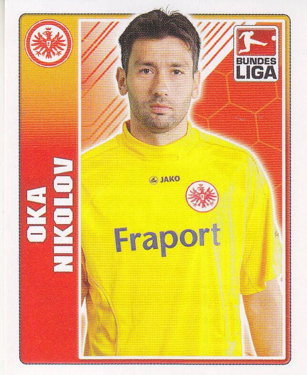 Oka Nikolov / Eintracht Frankfurt / Topps Bundesliga 2009 / Basis Bild / Nr.90