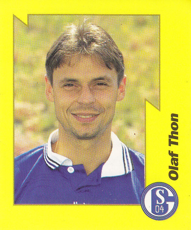Olaf Thon / FC Schalke 04 / Panini Bundesliga 1997 / Gelbe Serie / Nr. 204