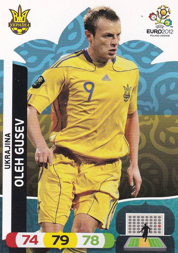 Oleh Gusev / Ukraine / Panini EM 2012 / Basis Karte / Nr. 219