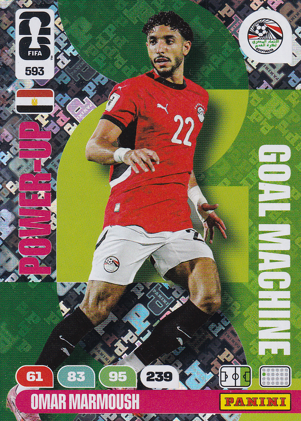 Omar Marmoush - Ägypten - Panini WM 2026 - Power-Up - Goal Machine - Nr. 593