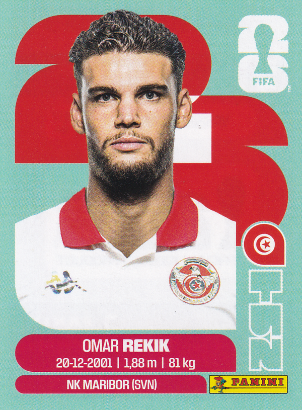 Omar Rekik - Tunesien - Panini WM 2026 - Update - TUN6a