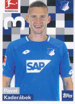Pavel Kaderabek / TSG Hoffenheim / Topps Bundesliga 2018 / Basis Bild / Nr. 126