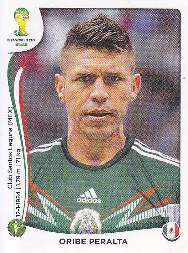 Oribe Peralta - Mexico - Panini WM 2014 - Basis Bild - Nr. 86