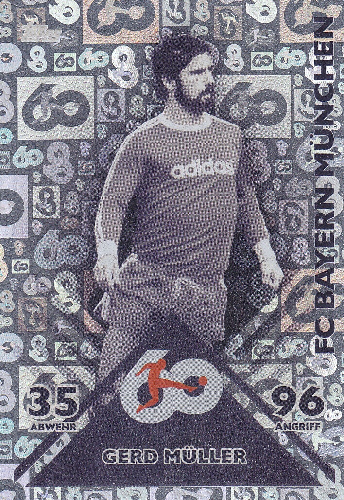 Gerd Müller - FC Bayern München - Topps Match Attax 2023 - 60 Jahre Bundesliga - Nr. BL 8