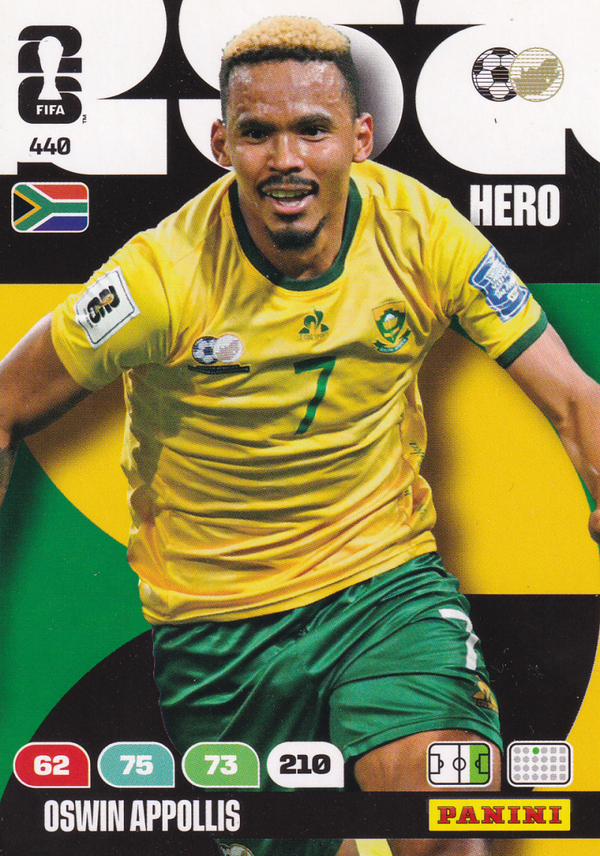 Oswin Appollis - Südafrika - Panini WM 2026 - Hero - Nr. 440