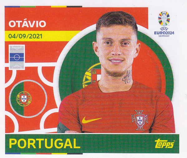 Otavio / Portugal / Topps EM 2024 / Basis Bild / Nr. POR 14