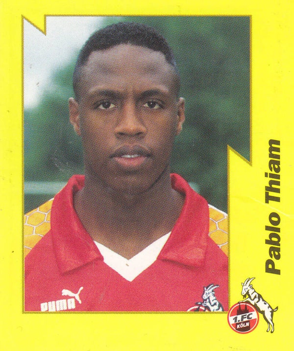 Pablo Thiam - 1.FC Köln - Panini Bundesliga 1997 - Gelbe Serie - Nr. 131