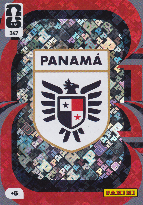 Panama - Panini WM 2026 - Vereinslogo - Glitzer - Nr. 347