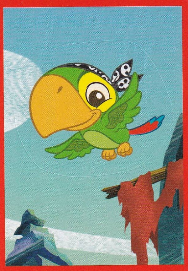 Papagei / Weihnachten mit Guten Disney Freunden / Konturensticker / Nr. 172