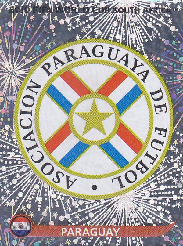 Paraquay / Panini Sammelbild WM 2010 / Vereinslogo Glitzer / Nr.430