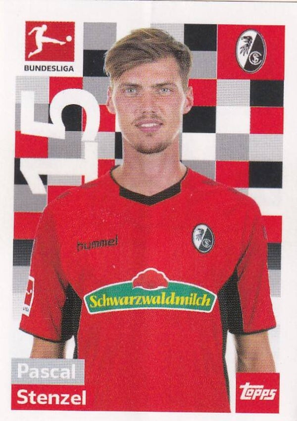 Pascal Stenzel / SC Freiburg / Topps Bundesliga 2018 / Basis Bild / Nr. 100