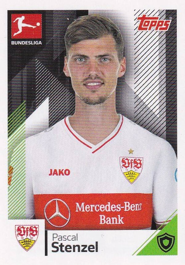Pascal Stenzel / VFB Stuttgart / Topps Bundesliga 2020 / Basis Bild / Nr. 333