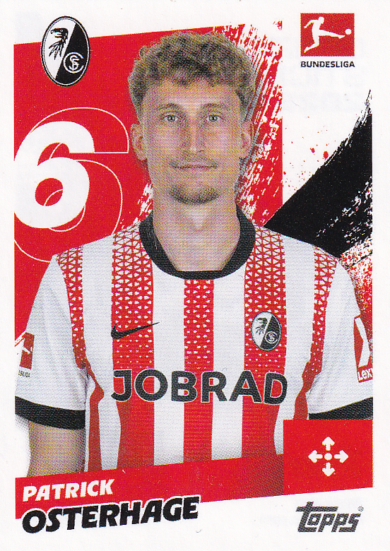 Patrick Osterhage - SC Freiburg - Topps Bundesliga 2025 - Basis Bild - Nr. 94