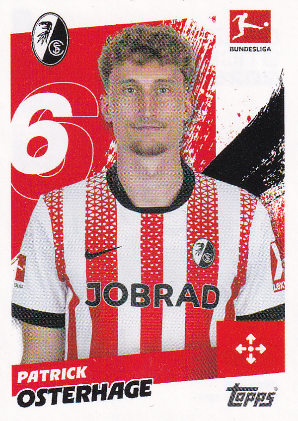 Patrick Osterhage - SC Freiburg - Topps Bundesliga 2025 - Basis Bild - Nr. 94