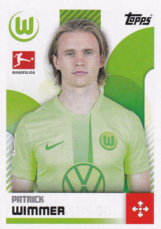 Patrick Wimmer - VFL Wolfsburg - Topps Bundesliga 2024 - Basis Bild - Nr. 411