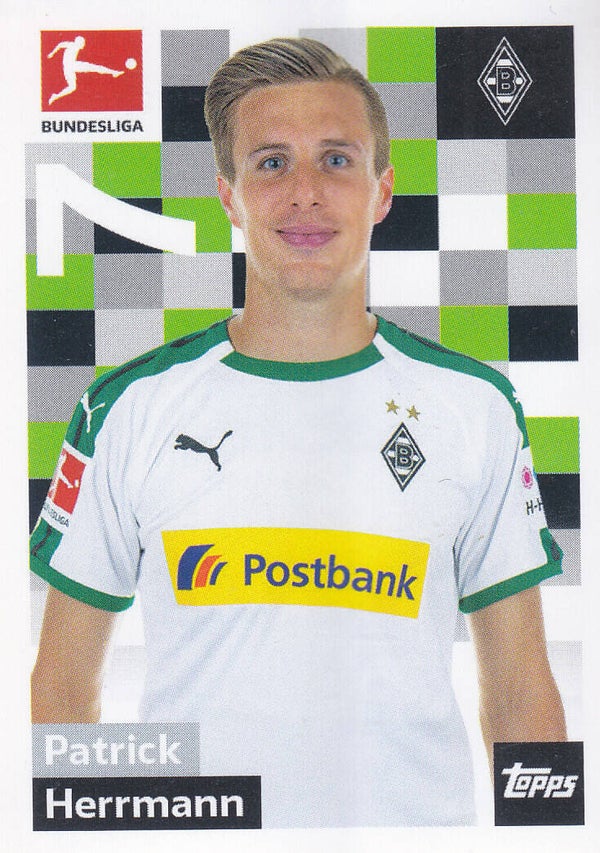 Patrick Herrmann / Borussia Mönchengladbach / Topps Bundesliga 2018 / Basis Bild / Nr. 192