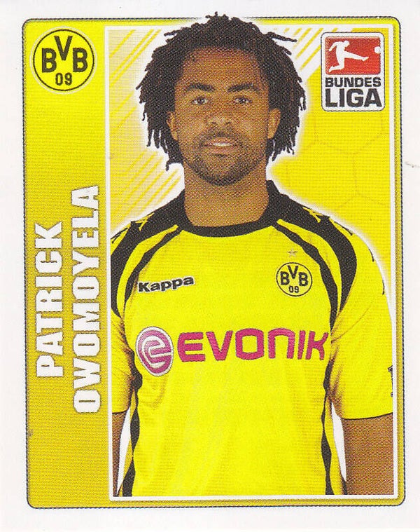 Patrick Owomoyela / Borussia Dortmund / Topps Bundesliga 2009 / Basis Bild / Nr.74