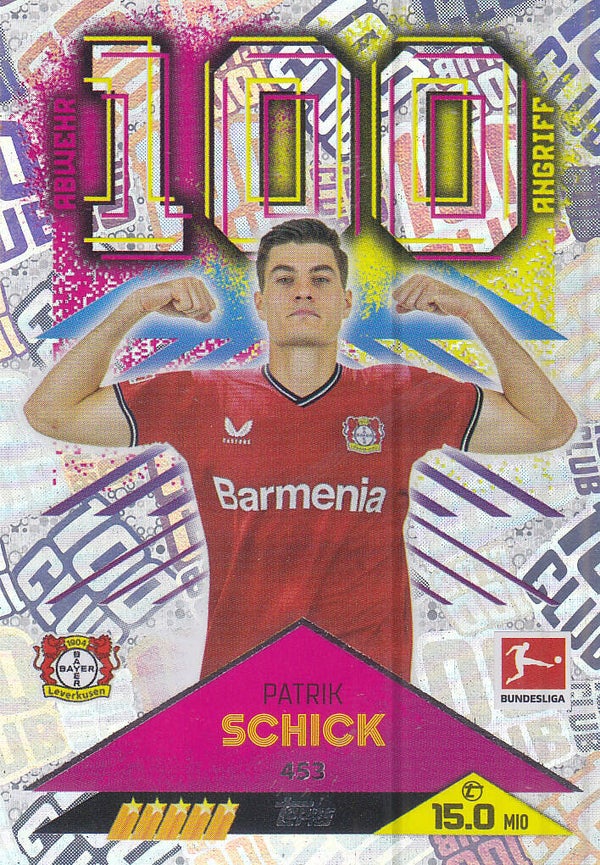 Patrik Schick Bayer Leverkusen Club 100 Karten Nr.453