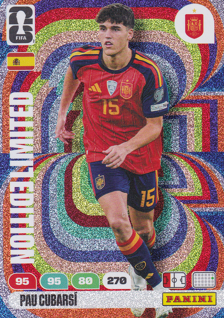 Pau Cubarsi - Spanien - Panini WM 2026 - Limited Edition - Nr. LE-PC