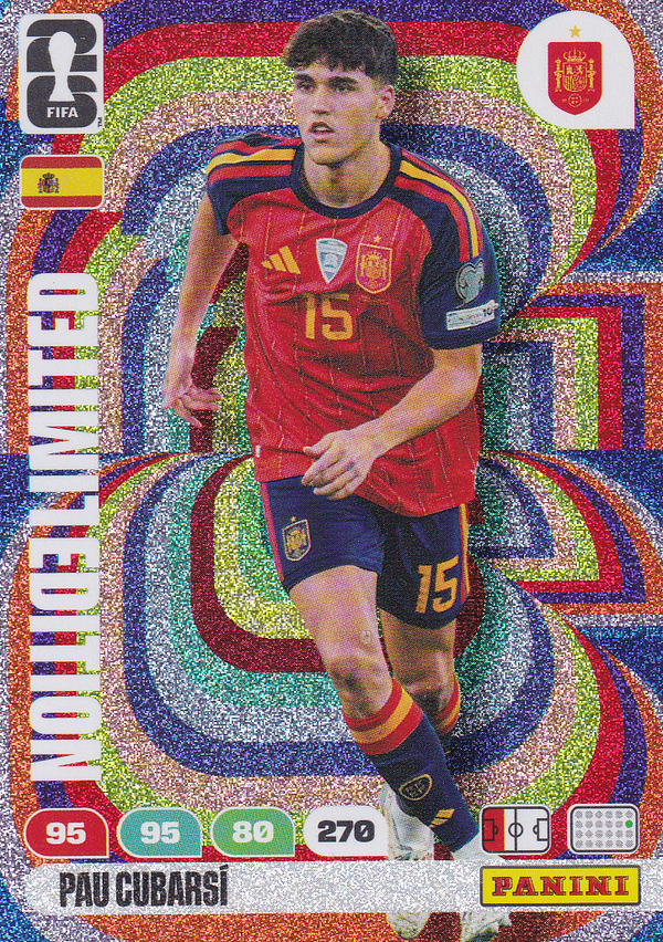 Pau Cubarsi - Spanien - Panini WM 2026 - Limited Edition - Nr. LE-PC
