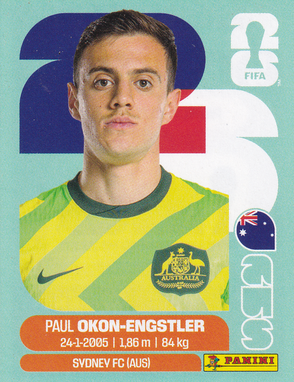 Paul Okon-Engstler - Australien - Panini WM 2026 - Update - AUS16a
