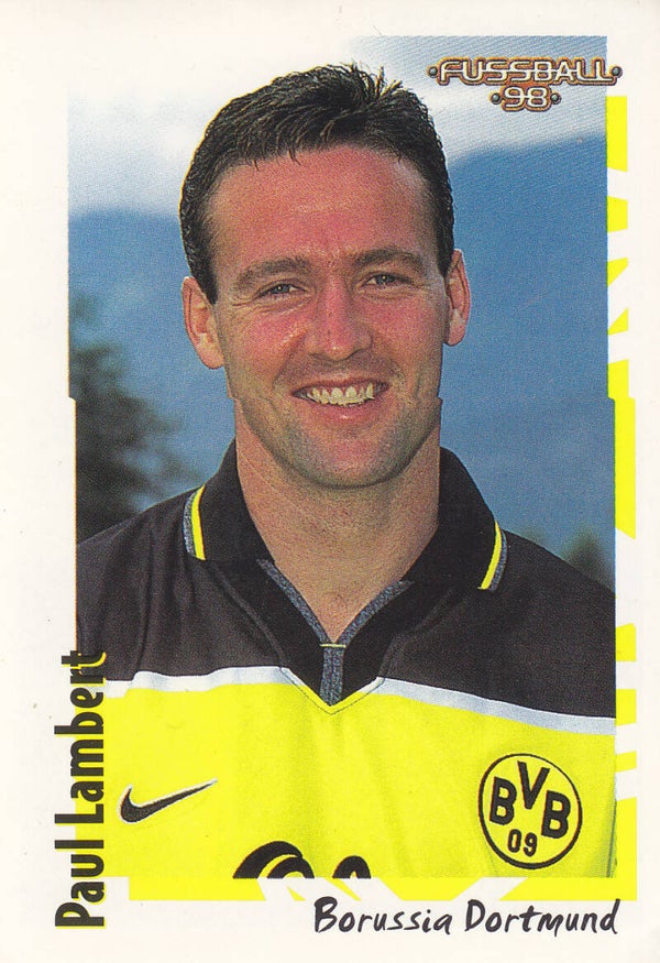 Paul Lambert / Borussia Dortmund / Panini Bundesliga 1998 / Basis Bild / Nr. 72