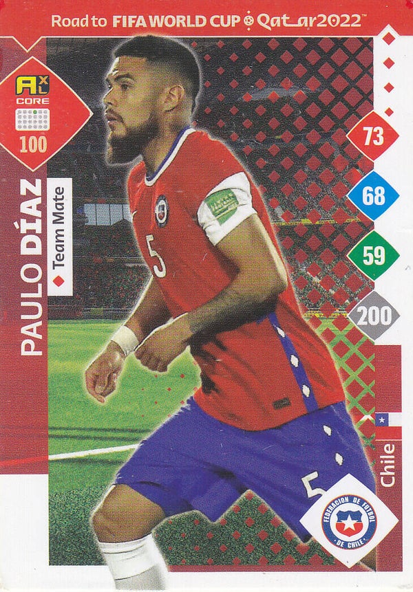 Paulo Diaz / Panini Road to Fifa World Cup Qatar / Basis Karte / Nr.100