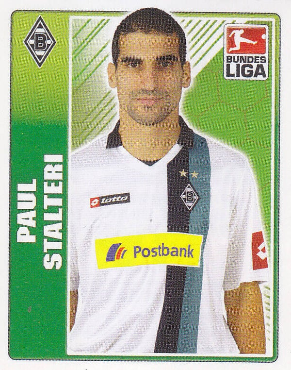 Paul Stalteri / Borussia Mönchengladbach / Topps Bundesliga 2009 / Basis Bild / Nr.298