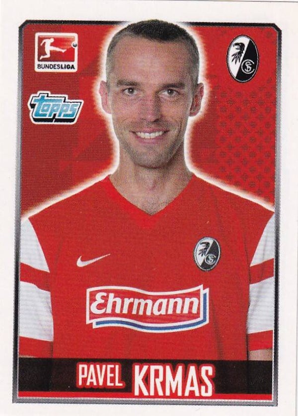 Pavel Krmas / SC Freiburg / Topps Bundesliga 2014 / Basis Bild / Nr. 86