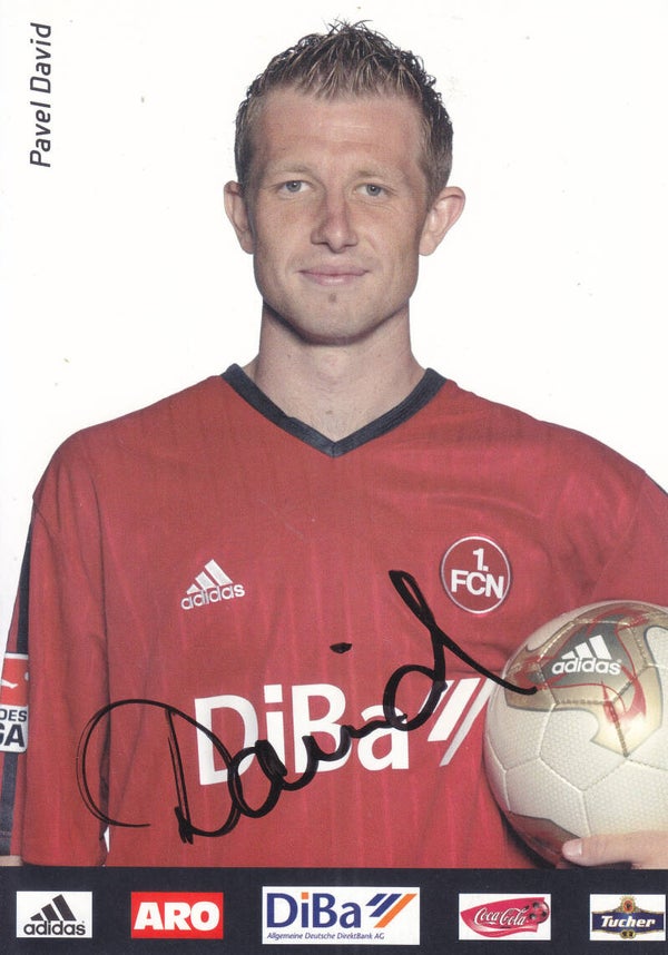 Pavel David / 1.FC Nürnberg / Autogrammkarten 2003