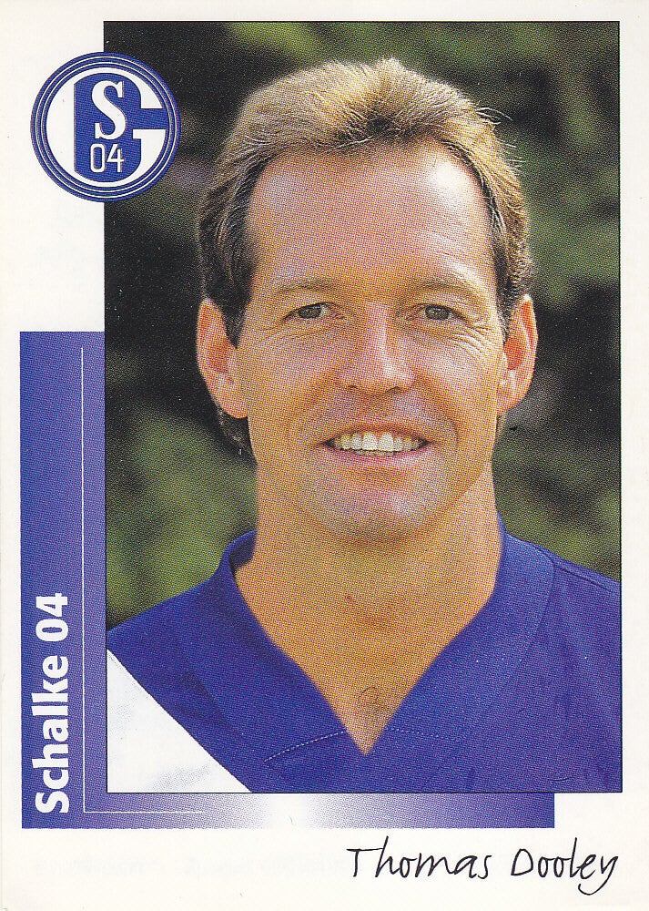 Thomas Dooley / FC Schalke 04 / Panini Bundesliga 1996 / Basis Bild / Nr. 280