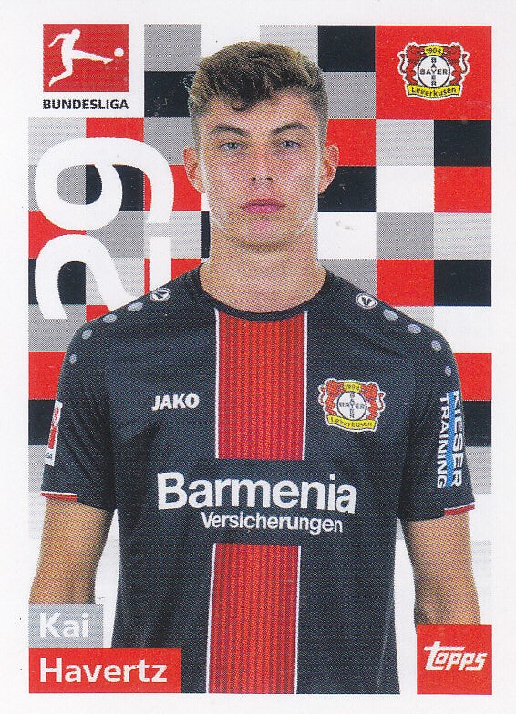 Kai Havertz / Bayer Leverkusen / Topps Bundesliga 2018 / Basis Bild / Nr.164