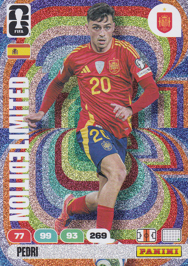 Pedri - Spanien - Panini WM 2026 - Limited Edition - Nr. LE-P