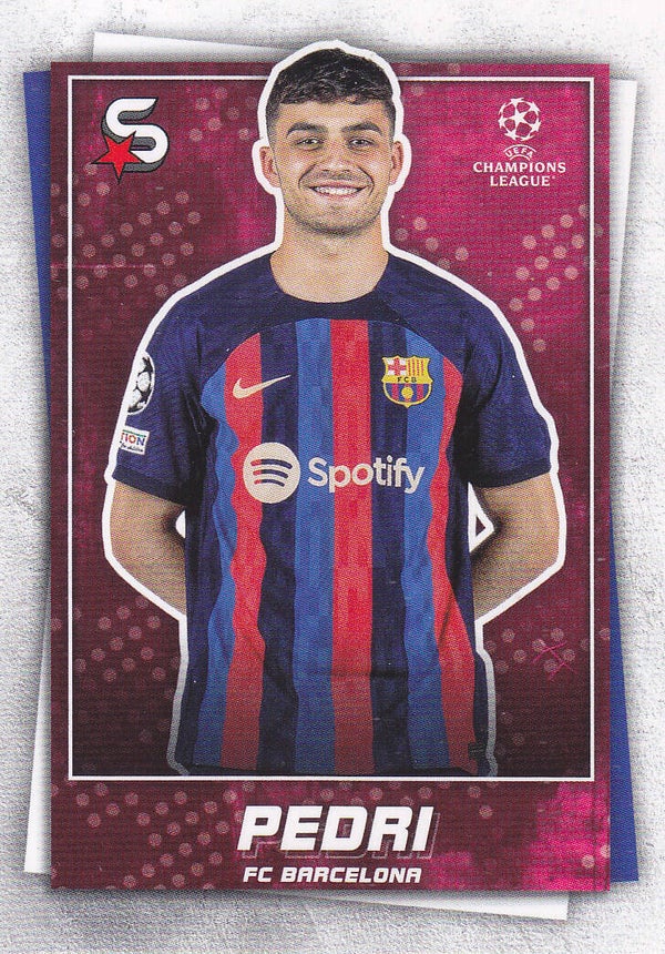 Pedri / FC Barcelona / Topps Super Stars 2022 / Basis Karte / Nr.49