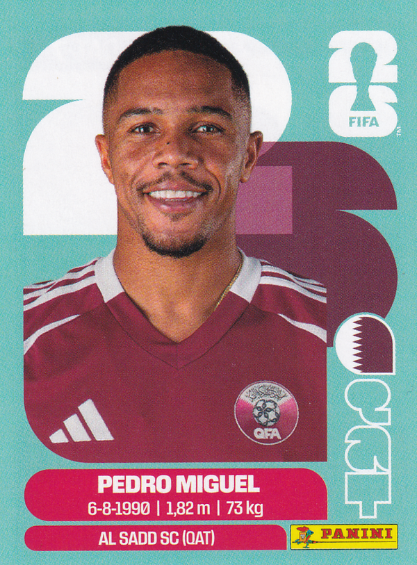 Pedro Miguel - Qatar - Panini WM 2026 - Basis Bild - QAT7