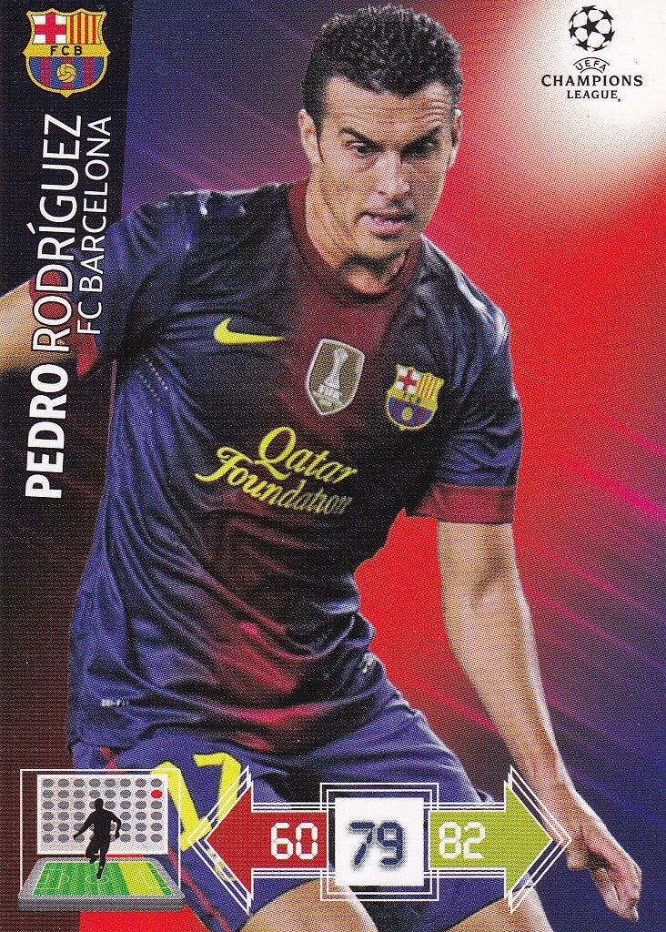 Pedro Rodriguez / FC Barcelona / Panini Champions League 2012 / Basis Karte / Nr. 39