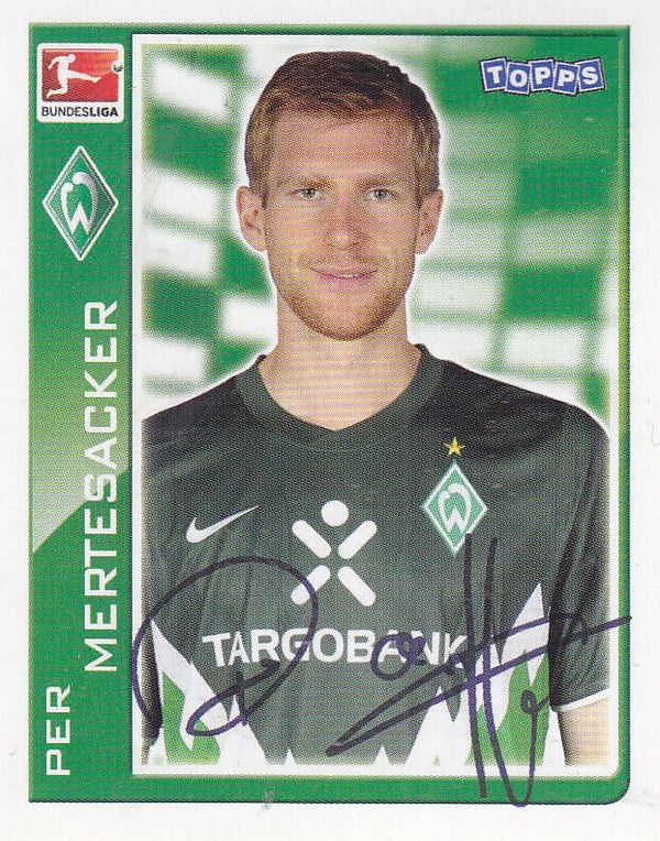 Per Mertesacker / SV Werder Bremen / Topps Bundesliga 2010 / Basis Bild / Nr. 11