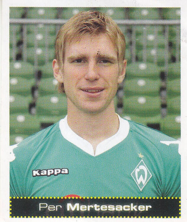 Per Mertesacker / SV Werder Bremen / Panini Bundesliga 2007 / Basis Bild / Nr. 99