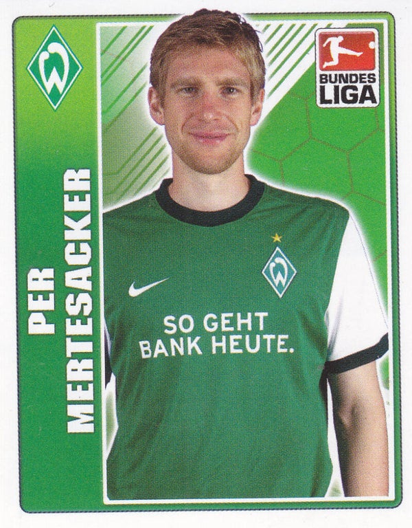 Per Mertesacker / SV Werder Bremen / Topps Bundesliga 2009 / Basis Bild / Nr.51