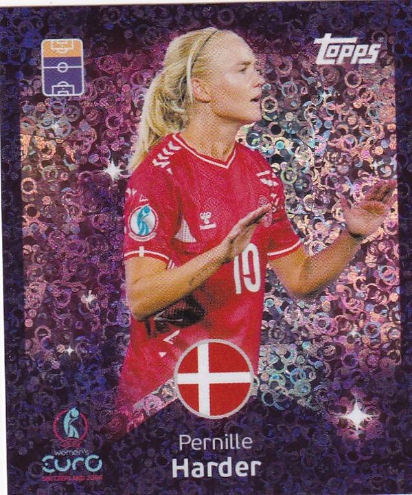 Pernille Harder - Dänemark - Topps Frauen EM 2025 - Shining Star - Nr. 158