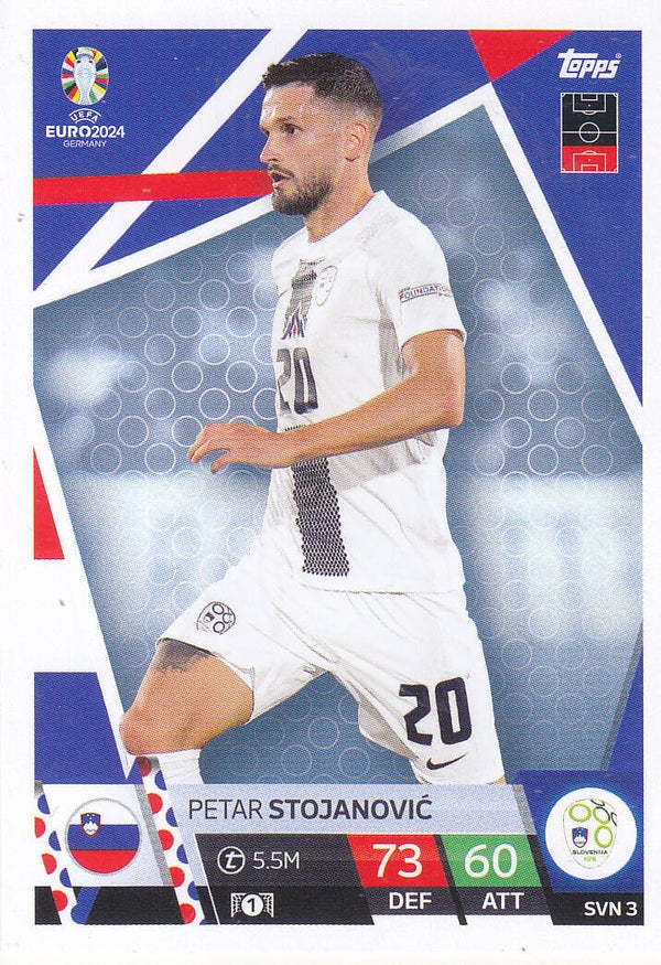 Peter Stojanovic / Slovenien / Topps EM 2024 / Basis Karte / Nr. SVN 3