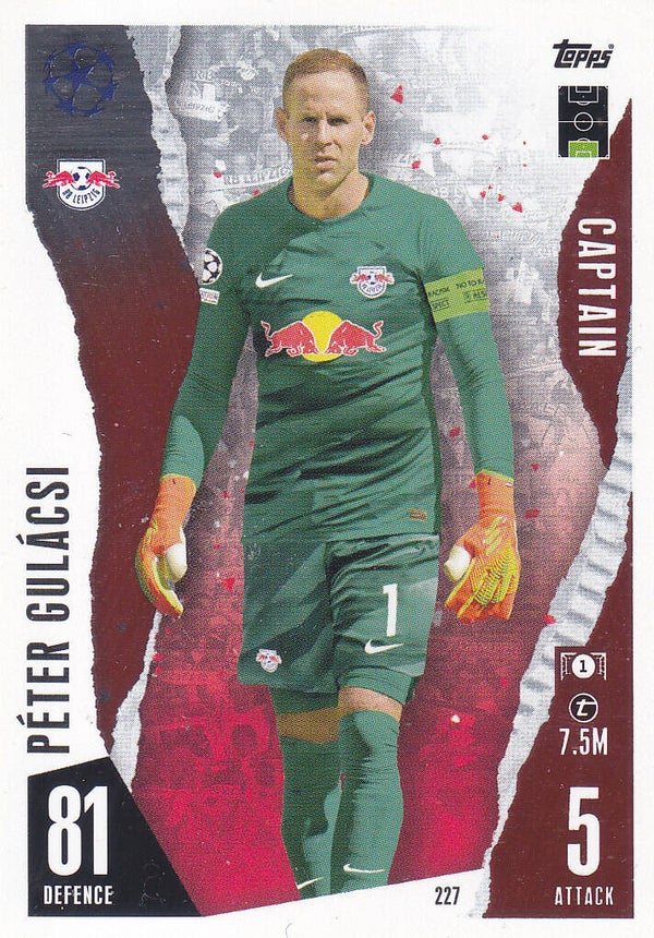 Peter Gulacsi / RB Leipzig / Topps Champions League 2023 / Basis Karte / Nr.227