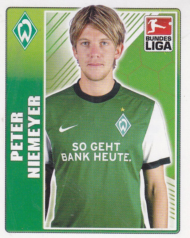 Peter Niemeyer / SV Werder Bremen / Topps Bundesliga / Basis Bild / Nr.60