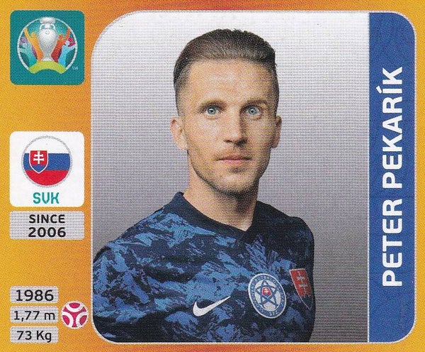 Peter Pekarik / Slowakei / Panini EM 2020 / Basis Bild / Nr. 497