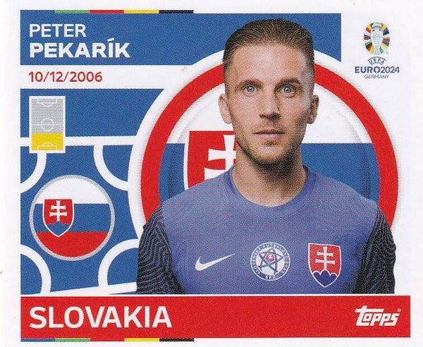 Peter Pekarik / Slowakei / Topps EM 2024 / Basis Bild / Nr. SVK 5