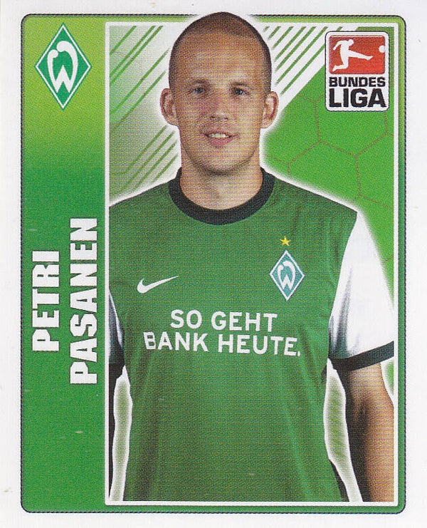 Petri Pasanen / SV Werder Bremen / Topps Bundesliga 2009 / Basis Bild / Nr. 54