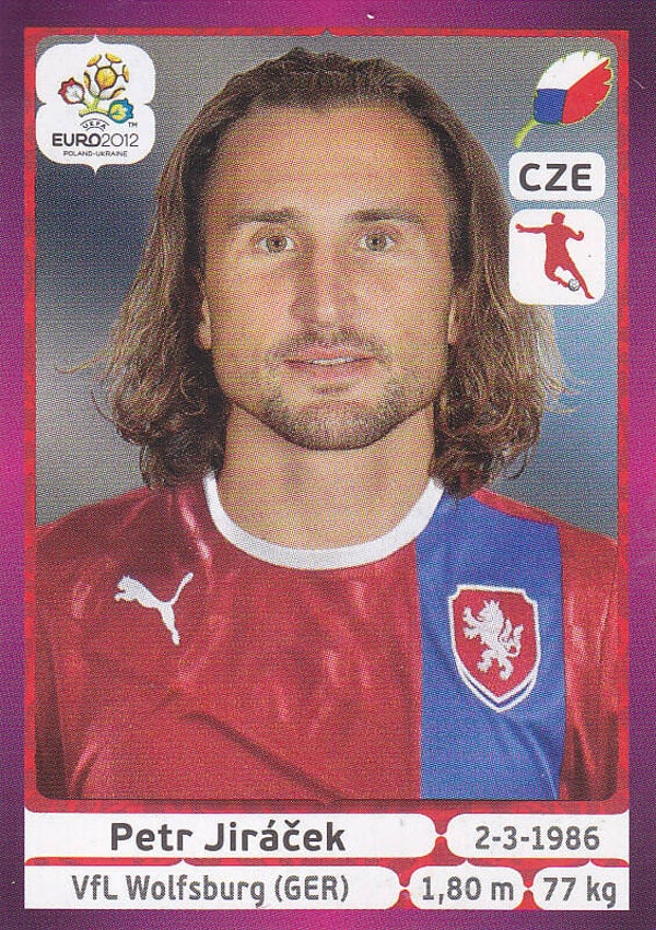 Petr Jiracek / Tschechien / Panini EM 2012 / Basis Bild / Nr.153