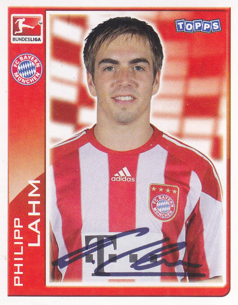 Philipp Lahm / FC Bayern München / Topps Bundesliga 2010 / Basis Bild / Nr. 303